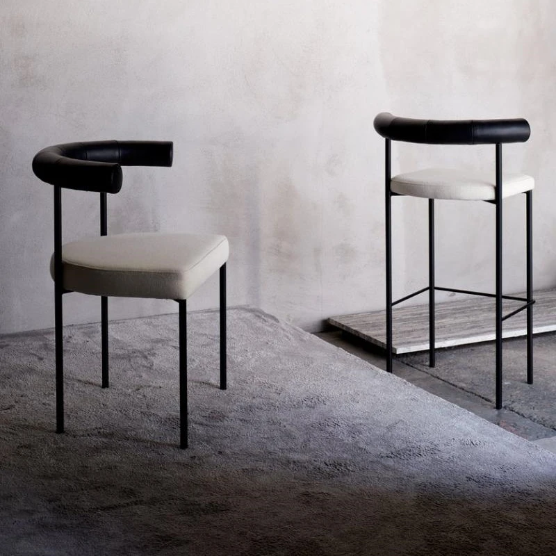 Tasarımcı Mutfak Bar Tabureleri Modern Yüksek Lüks İskandinav yemek sandalyeleri Bar Tabureleri Resepsiyon Masaları Ofis Cadeira salon mobilyaları