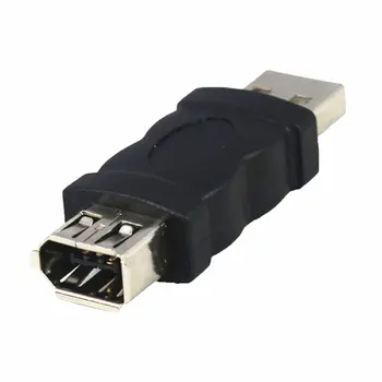 Firewire IEEE 1394 6 Pin Dişi USB 2.0 Tip A Erkek Adaptör Adaptörü 6 P Pin Dişi USB Erkek Adaptör Dönüştürücü