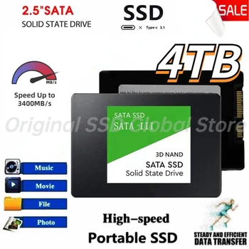 Yüksek Hızlı SSD 2.5 İnç 4TB Sata III Sabit Disk Dizüstü Bilgisayar İçin Micco Bilgisayar Masaüstü 2TB Dahili Katı Hal Sürücü sabit disk